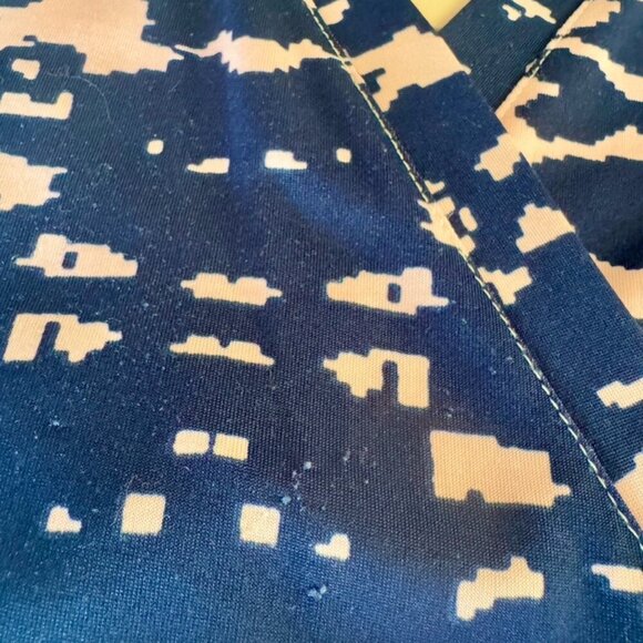 Purple and Lilac Stretchy V Neck Long Sleeved Maxi Dress - Picture 12 of 12